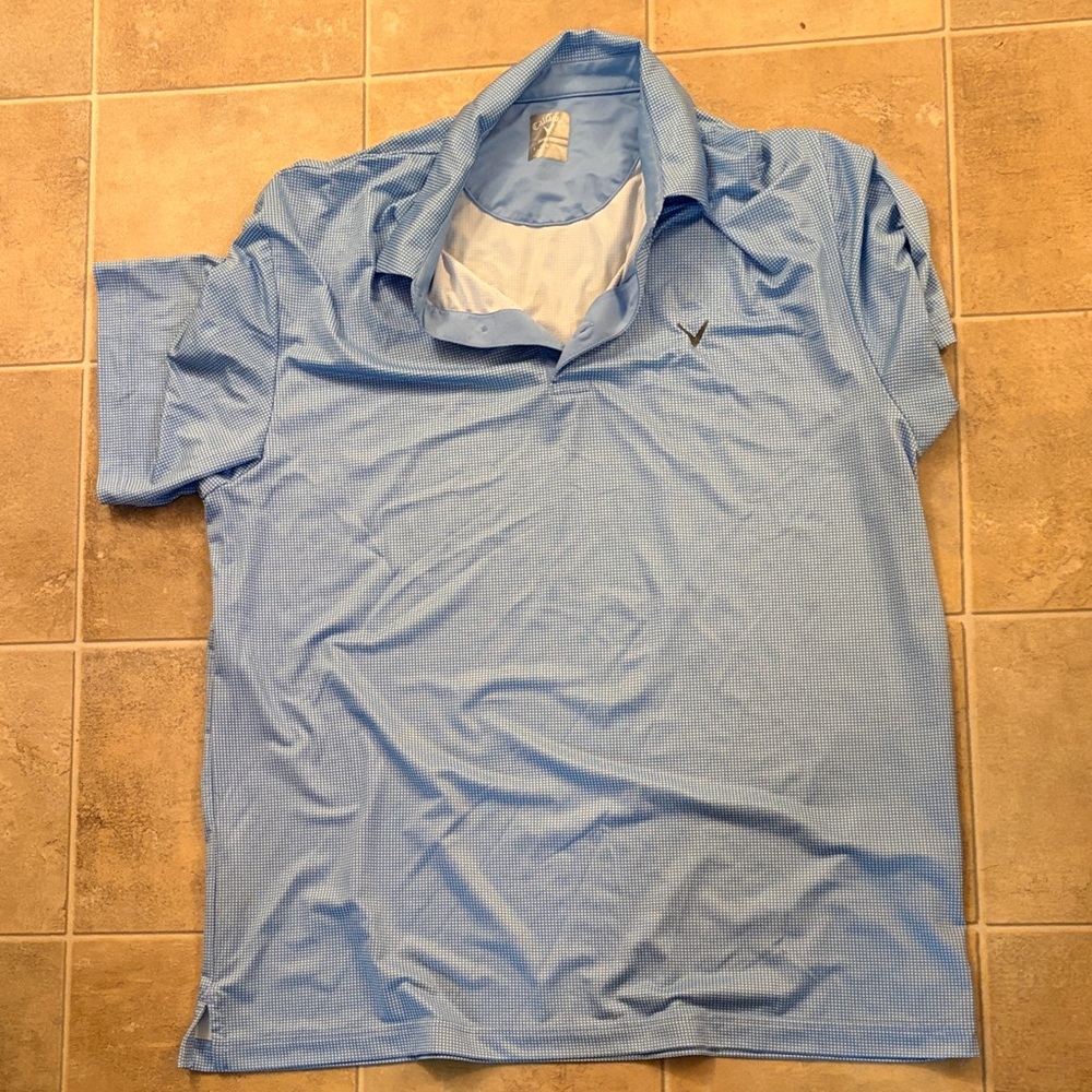 Callaway Sky Blue Polo Shirt